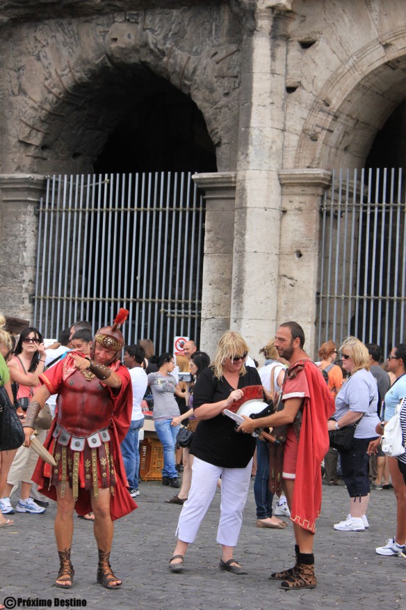 Gladiadores en el Coliseo